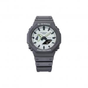 Часы Casio G-Shock Analog-Digital 2100 Series, арт. GA-2100HD-8AP, серый