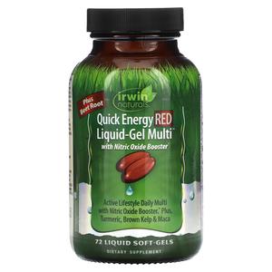 Добавка Irwin Naturals Liquid-Gel Multi Quick Energy, 72 капсул