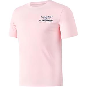 Футболка унисекс мелово-розовая Skechers