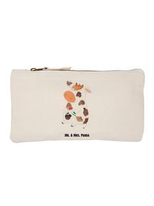 Mr. & Mrs. Panda Пенал из белой коровьей кожи без слогана