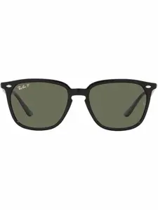 Солнцезащитные очки в квадратной оправе Ray-Ban, черный