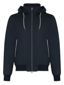 Куртка на молнии с капюшоном Herno, синий