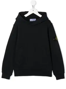 Худи с логотипом Stone Island Junior, синий