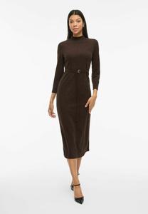 Платье VILA VIBIRTHE STEHKRAGEN, Coffee Bean/Dark Brown
