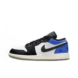 Jordan Air 1 Lightning 2 устойчивые к истиранию винтажные баскетбольные кроссовки Unisex Royal Blue