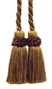 Подхват для штор с кисточкой Alexander DecoPro, золотой