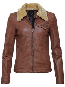 Кожаная куртка Maze, коричневый