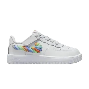 Кроссовки Nike Force 1 Low LV8 EasyOn PS, белый