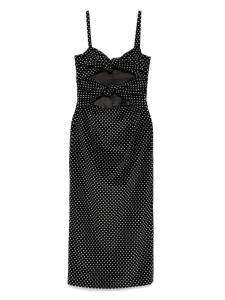 RACIL платье миди Mia в горох, черный
