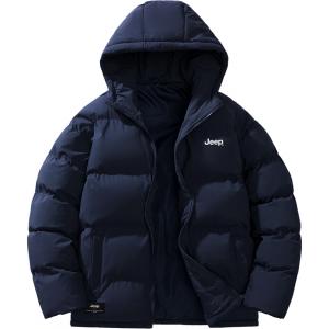 Пуховик для верховой езды Casual Collection Unisex Jeep, темно-синий