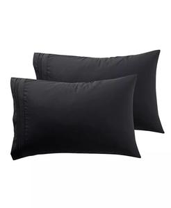 Комплект ультрамягких гипоаллергенных наволочек — 2 шт Nestl, черный