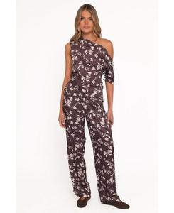 Женская блузка Romola с открытыми плечами Petal and Pup, Brown cream floral