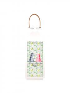 Mr. & Mrs. Panda Подсвечник в виде аксолотля с надписью, прозрачный