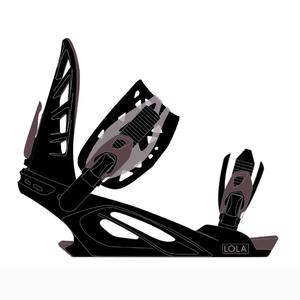 Крепления Lola Roxy, black