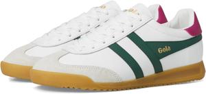Кроссовки Gola Women's Torpedo Leather, White/Evergreen/Fuchsia