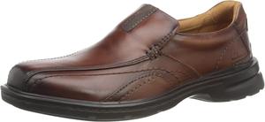 Мужские лоферы Clarks Gessler Step, Dark Tan Lea