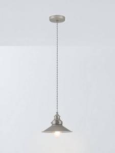 Потолочный светильник Tobias Small Single Pendant John Lewis, Silver