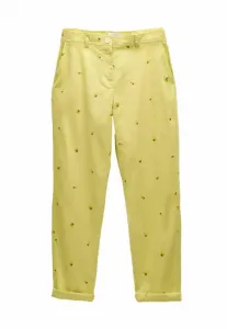 Узкие брюки чинос Joules, Yellow Lemon Embroidered