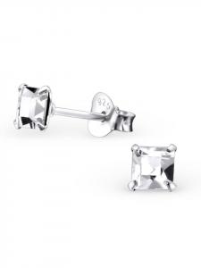 Bungsa Серебряные серьги-гвоздики