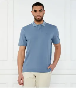 Поло Pe_desertcollar relaxed fit Boss Orange, синий