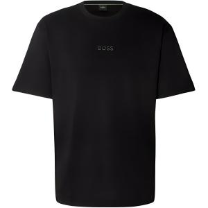 Футболка с логотипом HUGO BOSS, черная