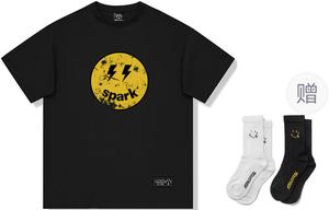 Футболка X SPARK INFINITE Unisex MIRACLE KILL, светло-розовая основа с синим