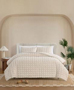 Двусторонний комплект постельного белья Denai из искусственного меха, 2 предмета, размер Twin/Twin XL UGG, Snow