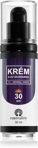 Минеральный крем с защитой от ультрафиолета для лица spf 30 Renovality, 30 мл