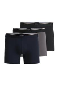 Боксеры-Шорты из бамбука Natura 3 шт. в упаковке Boss, черный