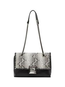 Наплечная сумка faina, цвет white  black