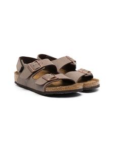 Birkenstock сандалии New York с пряжками, коричневый
