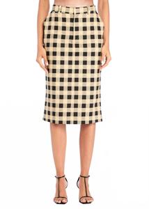 Юбка миди Carl Linen в классическую клетку «гингем» Ser.O.Ya, Classic Gingham