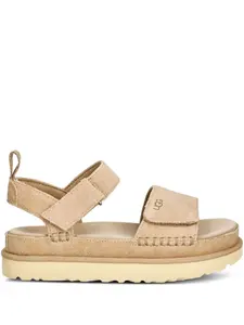 Замшевые сандалии UGG, нейтральный