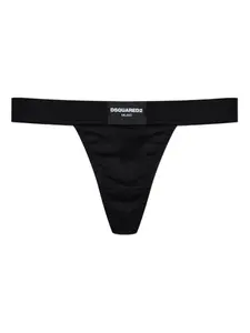 Стринги с логотипом DSQUARED2, черный