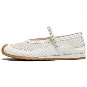 Туфли Мэри Джейн на плоской подошве женские TATA, White