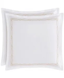 Комплект из двух хлопковых наволочек Portofino, европейский стиль Hotel Collection, Soft Gold