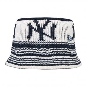 New Era Хлопковая панама унисекс черно-белая, Black/White