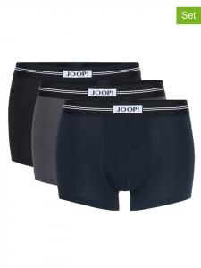 JOOP! Комплект из 3 штук: боксерские шорты черного, серого и темно-синего цвета