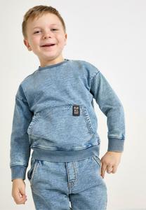 Толстовка Lindex WITH KANGAROOPOCKET, Dusty Blue/Blue