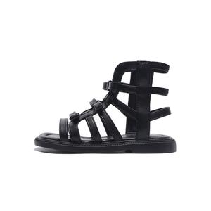 Водонепроницаемые и дышащие легкие детские сандалии черные детские Montagut, мусс белый