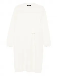 Платье на пуговицах цвета платина Fabiana Filippi, белый