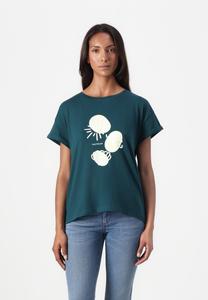 Футболка TOM TAILOR LOOSE, Dark Teal Green/Dark Blue