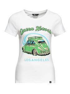 Футболка Queen Kerosin Los Angeles в оттенке белый Queen Kerosin