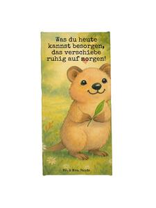 Mr. & Mrs. Panda Банное полотенце Quokka Happy Design с надписью белого цвета