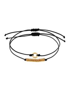 Elli Браслет из серебра 925 пробы с золотым кольцом