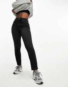 Джинсы ASOS DESIGN Hourglass облегающего кроя комфортного кроя черного цвета