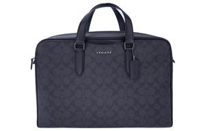 КОЧ Кожаный Портфель через Плечо Мужской Большого Размера Чёрный