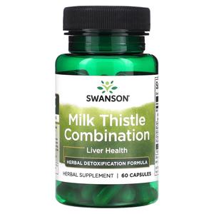 Swanson Комбинация расторопши, 60 капсул