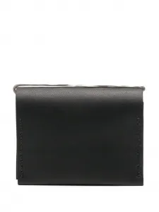 Картхолдер с зажимом для банкнот WERKSTATT:MÜNCHEN, черный