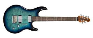Электрогитара Ernie Ball Music Man Luke 4 HH Maple Top Blue Dream with Mono Case